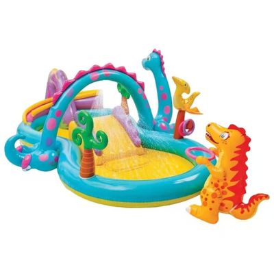 Intex Dinoland Piscina Gonfiabile per Bambini con Scivolo Intex Dinoland Piscina Gonfiabile per Bambini con Scivolo