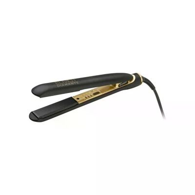 ELMOT Luxury Hairline Diamante – Piastra per Capelli Nero e Oro