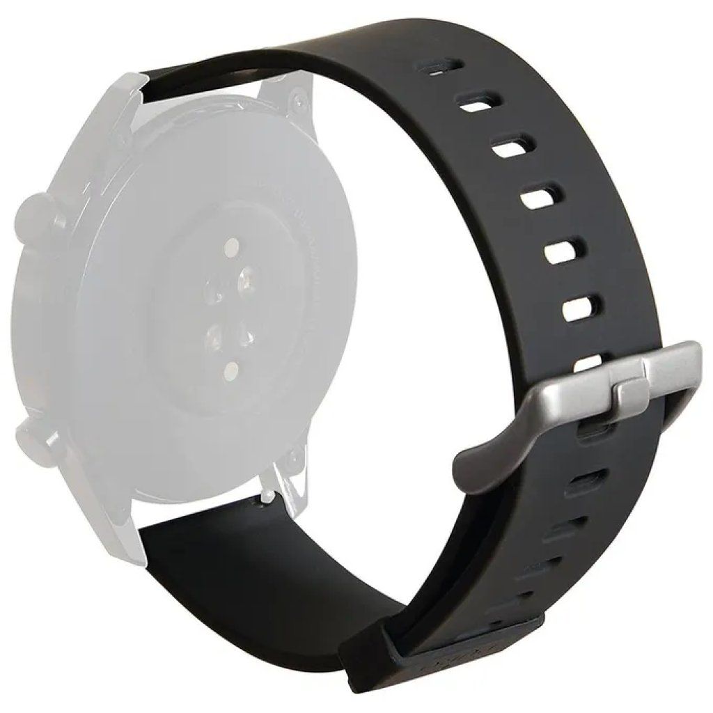 PURO Icon cinturino universale per smartwatch, silicone nero, 22 mm