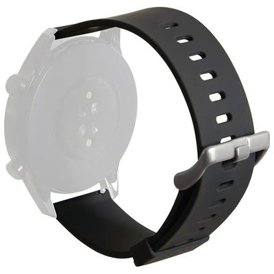 PURO Icon cinturino universale per smartwatch, silicone nero, 22 mm