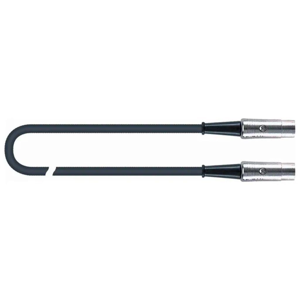 QUIKLOK QUIK-LOK S/165-2 Cavo MIDI DIN 5 poli, 2 m, nero QUIKLOK QUIK-LOK S/165-2 Cavo MIDI DIN 5 poli, 2 m, nero