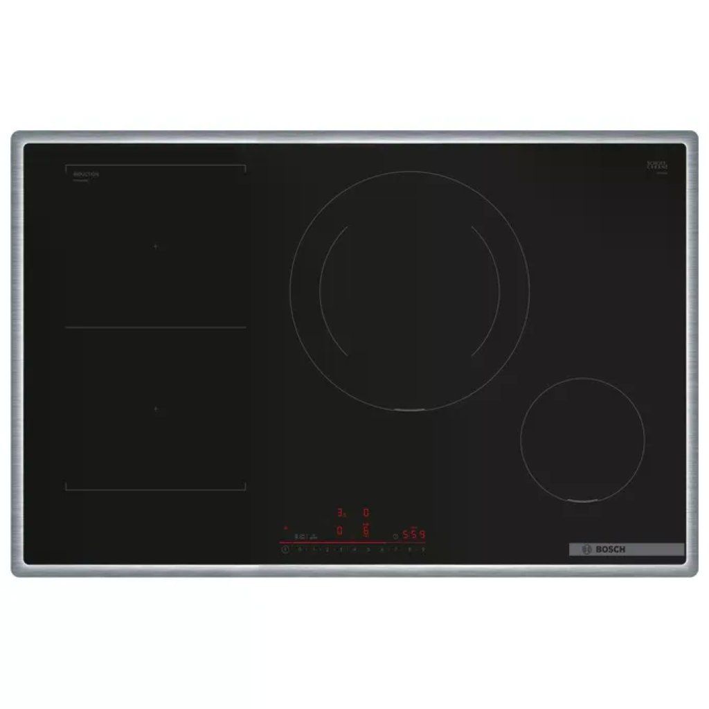 Bosch Serie 6 PVS845HB1E Piano Cottura a Induzione 80 cm Nero Bosch Serie 6 PVS845HB1E Piano Cottura a Induzione 80 cm Nero