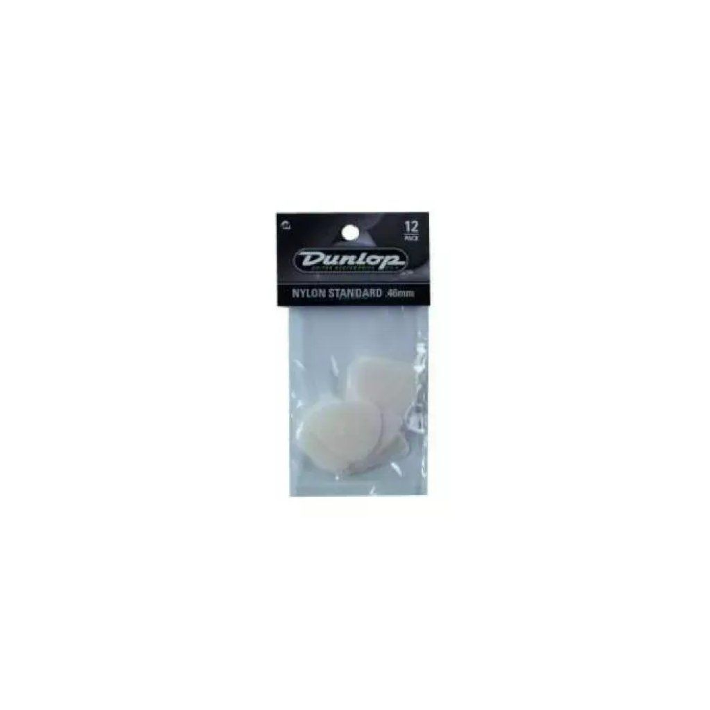 Dunlop Nylon Standard Plettri per Chitarra, 12 Pezzi, 0,46 mm Dunlop Nylon Standard Plettri per Chitarra, 12 Pezzi, 0,46 mm
