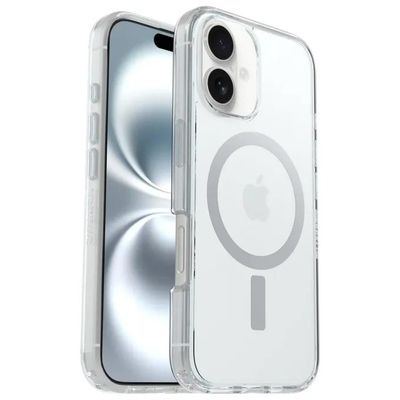 OtterBox Symmetry Clear MagSafe per iPhone 16 – Trasparente
