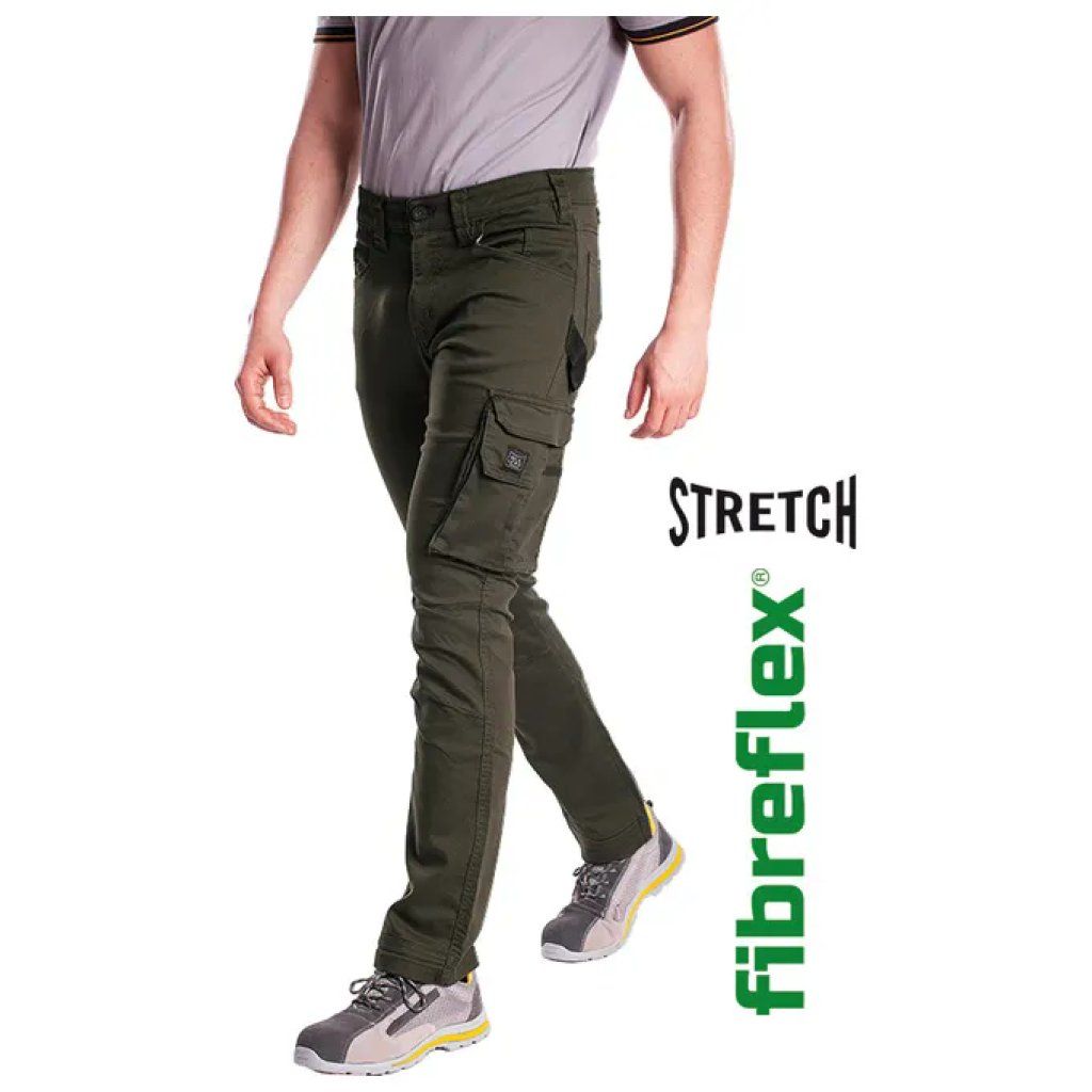 VIGOR-BLINKY Rica Lewis Jobc1 Jeans da Lavoro Multitasche Stretch Verde – Taglia 56 VIGOR-BLINKY Rica Lewis Jobc1 Jeans da Lavoro Multitasche Stretch Verde – Taglia 56