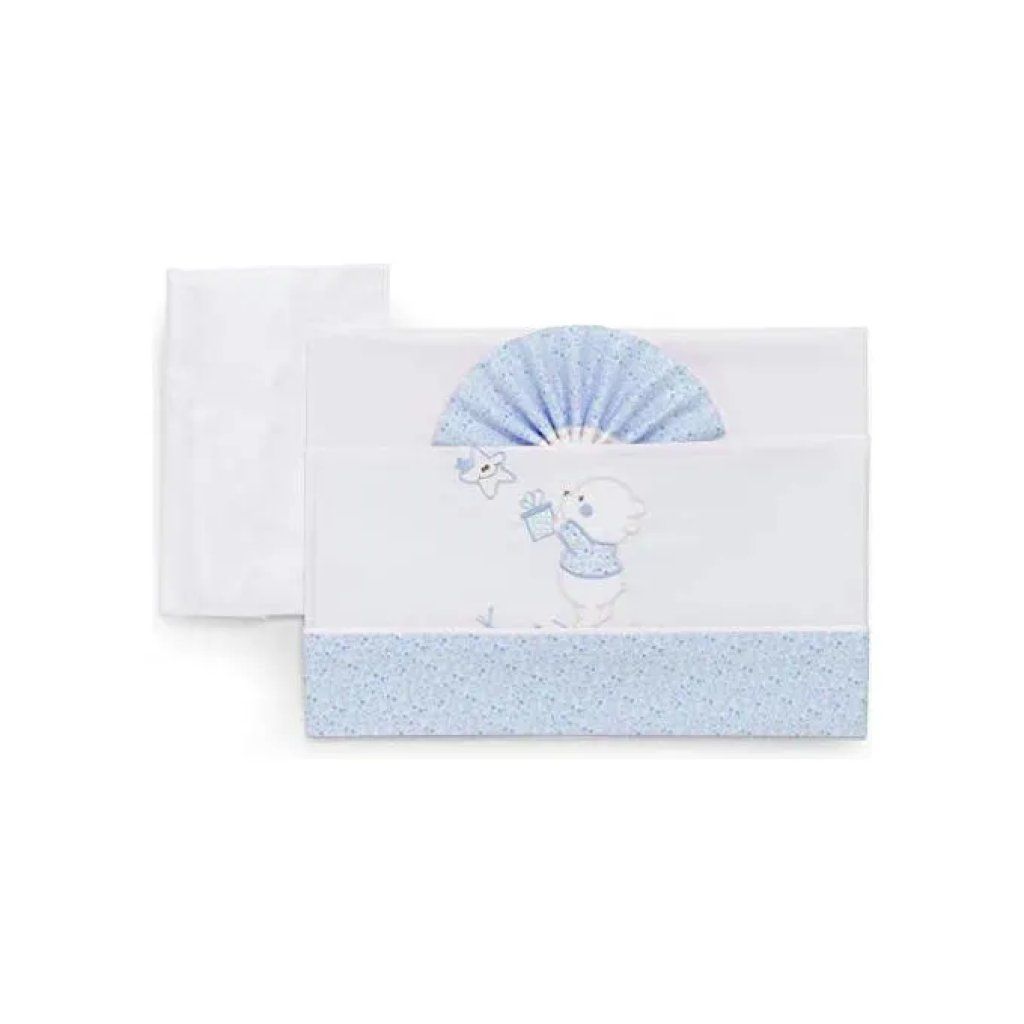 Italbaby Bear – Completo Lenzuola Lettino 3 Pezzi in Cotone Azzurro Italbaby Bear – Completo Lenzuola Lettino 3 Pezzi in Cotone Azzurro