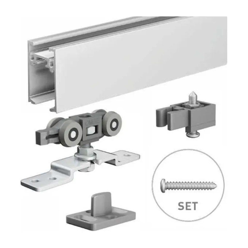 OMGE Kit Binario per Porta Scorrevole da 280 cm OMGE Kit Binario per Porta Scorrevole da 280 cm