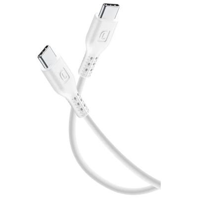 Cellularline cavo USB-C a USB-C 3 m, 60 W, bianco Cellularline cavo USB-C a USB-C 3 m, 60 W, bianco