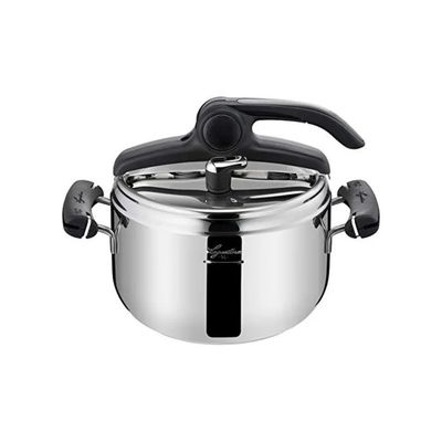 Lagostina Preziosa Pentola a Pressione 5 L in Acciaio Inox 18/10
