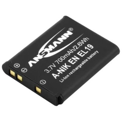 ANSMANN Batteria Ricaricabile Li-Ion EN-EL19 700 mAh