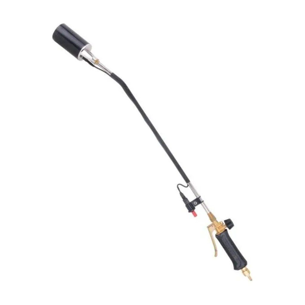 Kemper 121960LP Cannello a Gas con Leva, 100 cm, Testa 6 cm, Accensione Piezoelettrica, 80 kW