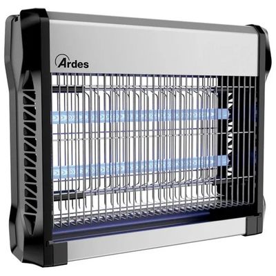 Ardes AR6S16C ZAK Zanzariera a Scarica Elettrica 27W 2 Lampade UV 8W Copertura 50 m² colore Nero Ardes AR6S16C ZAK Zanzariera a Scarica Elettrica 27W 2 Lampade UV 8W Copertura 50 m² colore Nero