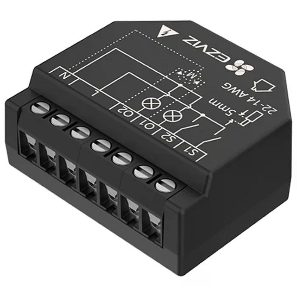 EZVIZ T36WM Relè Smart Wi-Fi a 2 Canali con Monitoraggio Energia