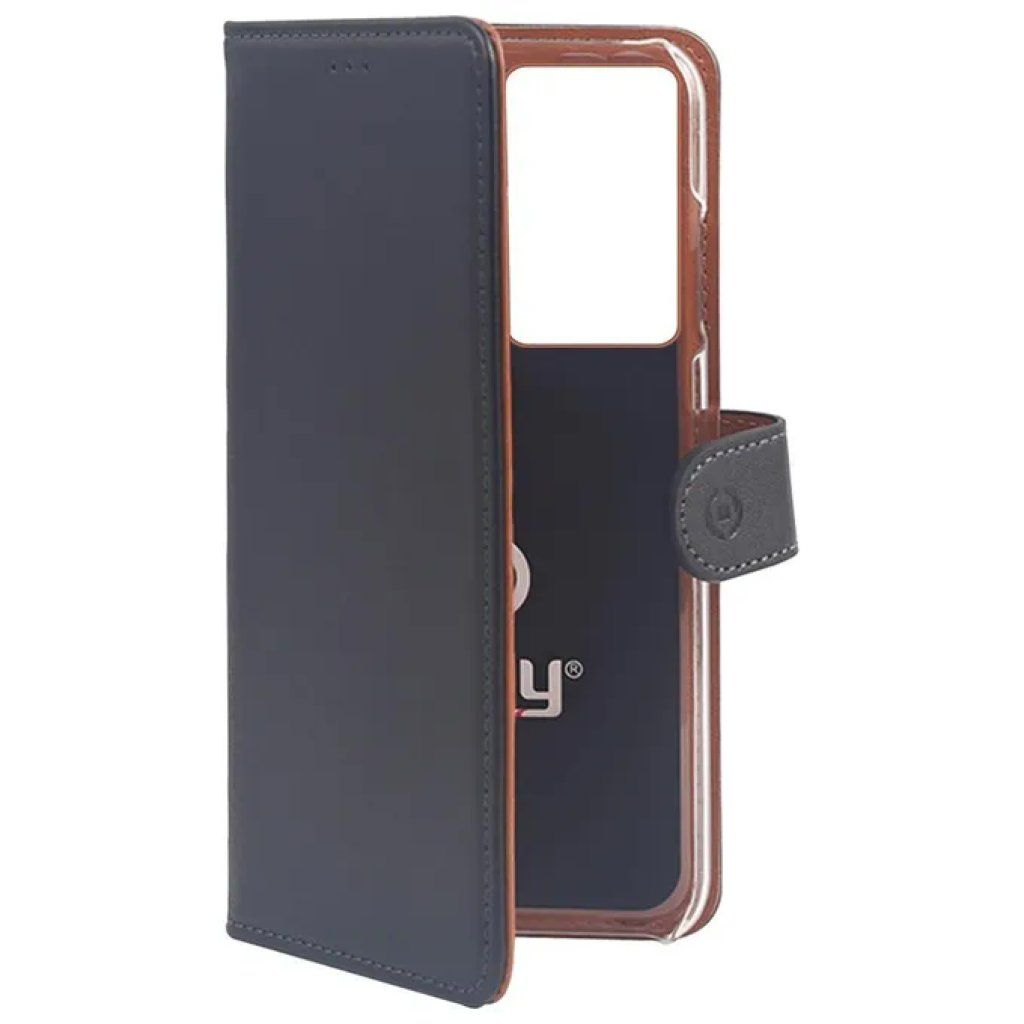 Celly Wally Custodia a Libro per Samsung Galaxy S21 Ultra 5G, Nero e Marrone Celly Wally Custodia a Libro per Samsung Galaxy S21 Ultra 5G, Nero e Marrone