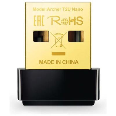TP-Link ARCHER T2U NANO Adattatore USB Scheda di Rete Wi-Fi Dual Band 600 Mbit-s Wi-Fi 5 802