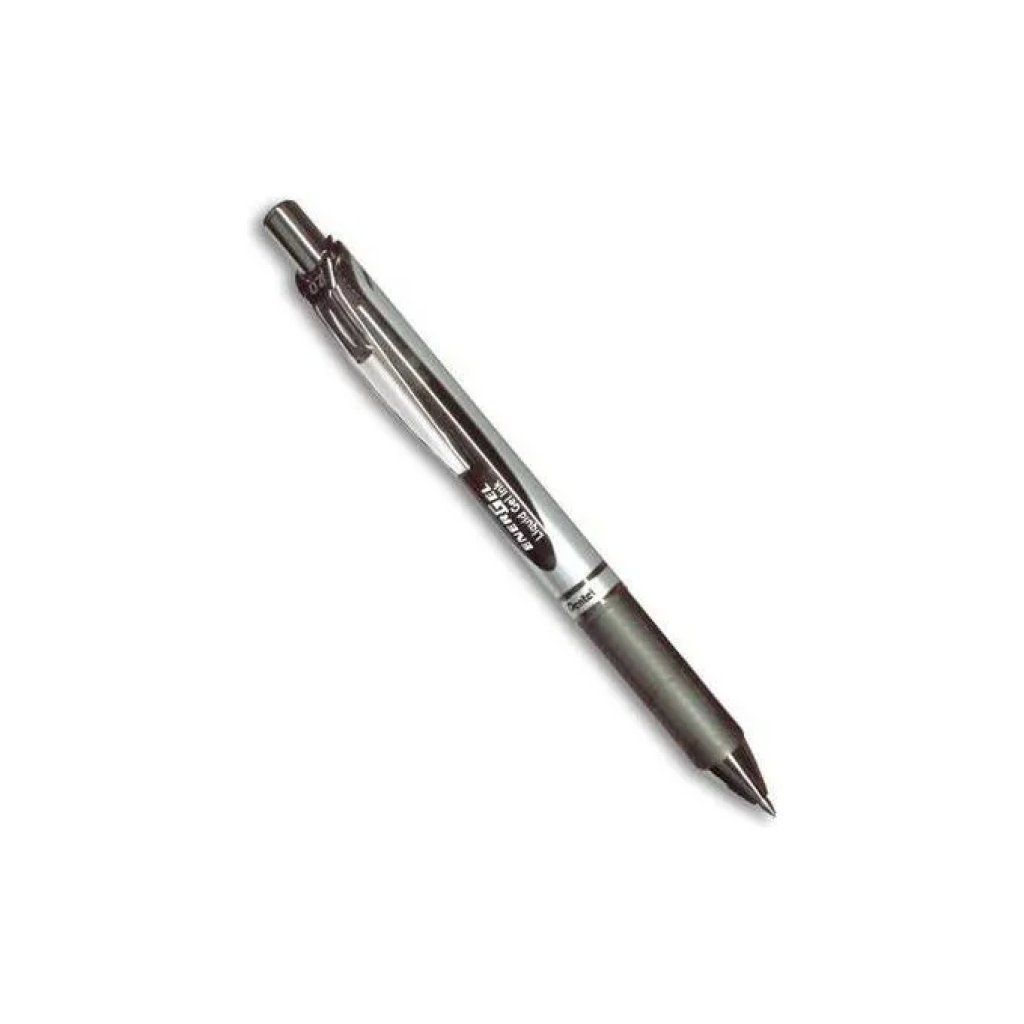 Pentel EnerGel XM Klick BL77-AO – Penne roller nere 0,7 mm, confezione da 12