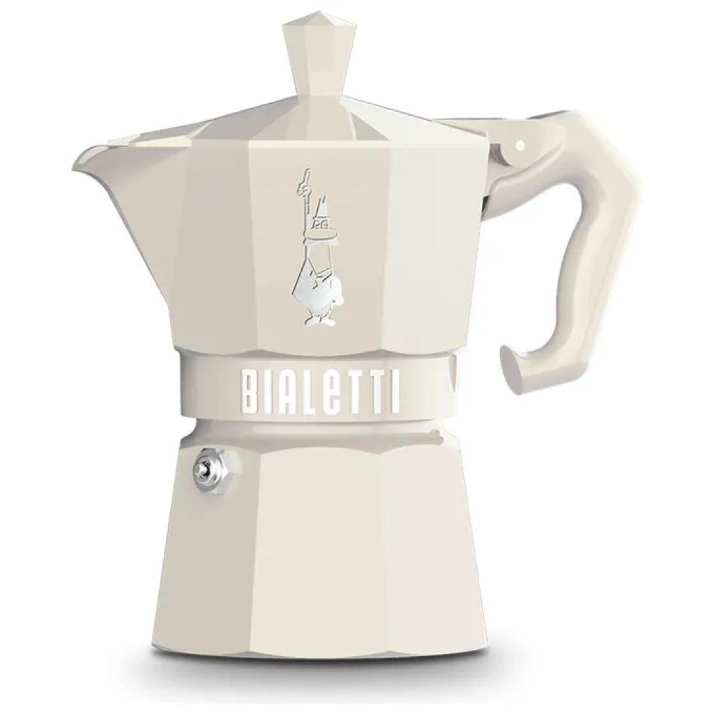 Bialetti Moka Exclusive da 3 Tazze Color Crema