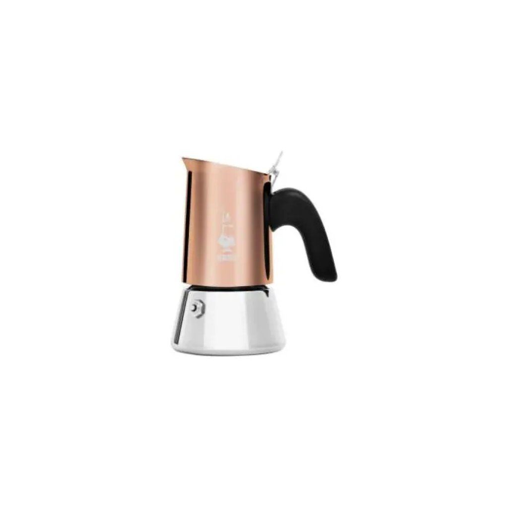 Bialetti Venus Caffettiera a Induzione in Acciaio Inox, 2 Tazze, Rame