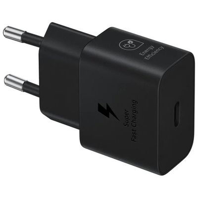 Samsung EP-T2510XBEGEU Caricabatterie USB-C 25W Nero con Cavo da 1 m