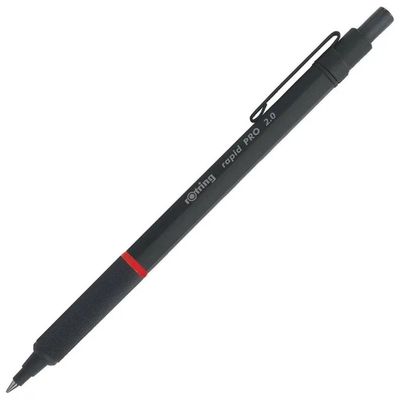 Rotring Rapid Pro 1904260 – Portamine retrattile 2 mm nero