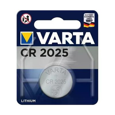VARTA CR2025 Batteria a Bottone al Litio 3 V – 170 mAh