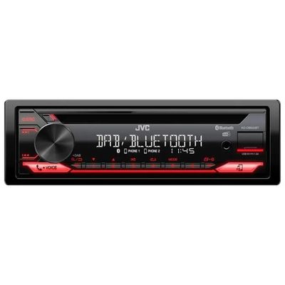 JVC KD-DB622BT Autoradio 1 DIN DAB+ Bluetooth 4.2 con CD, USB e AUX