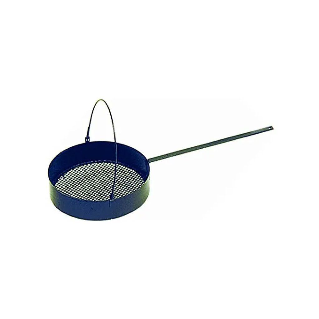 VIGOR-BLINKY Vigor Padella per Castagne in Acciaio 32 cm con Manico Lungo