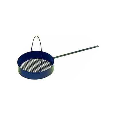 VIGOR-BLINKY Vigor Padella per Castagne in Acciaio 32 cm con Manico Lungo