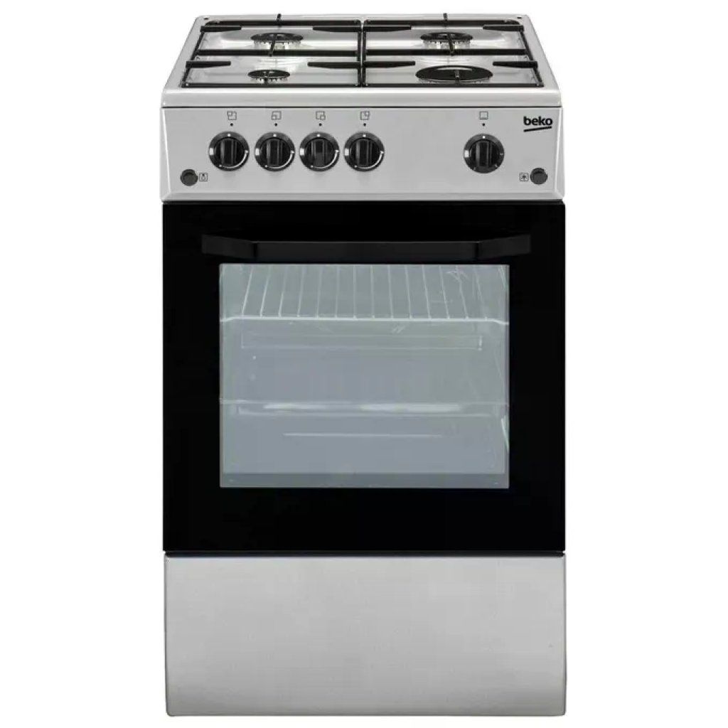 Beko CSG42011FS Cucina a Gas 4 Fuochi Argento