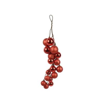 Amicasa 9023710 – Set 12 Palline di Natale Rosse Amicasa 9023710 – Set 12 Palline di Natale Rosse