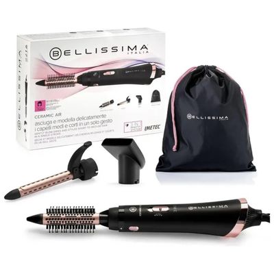 Imetec Bellissima Ceramic Air 11886 Modellatore ad Aria Calda 3 in 1, 800 W