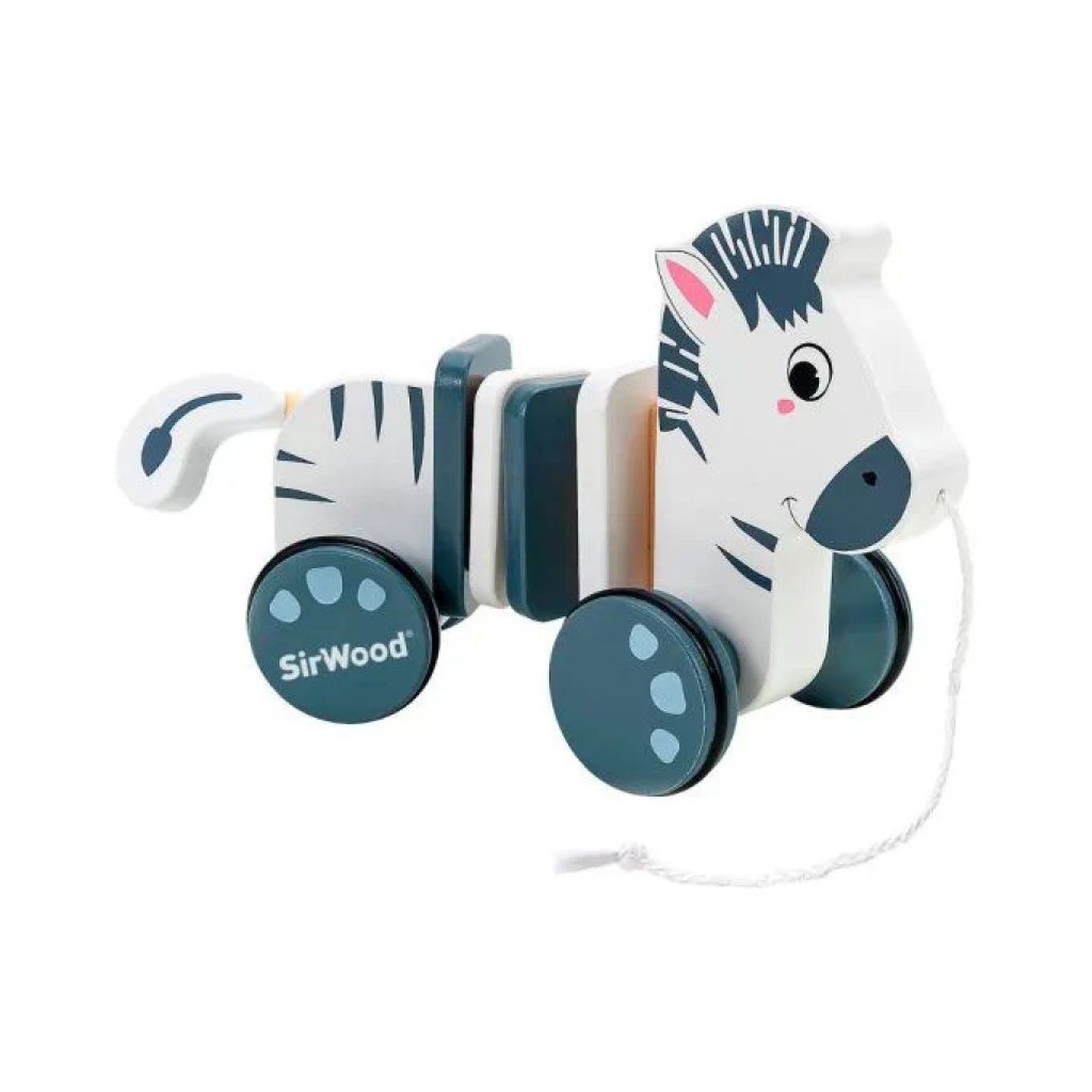 Globo Sir Wood GLO2707 – Gioco trainabile in legno a forma di zebra Globo Sir Wood GLO2707 – Gioco trainabile in legno a forma di zebra