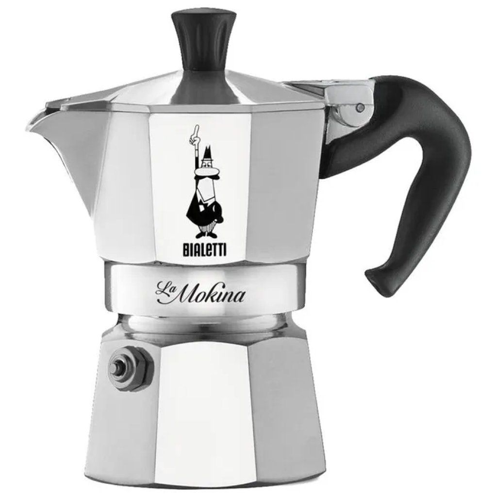 Bialetti La Mokina – Caffettiera Moka 1-2 Tazze, 40 ml