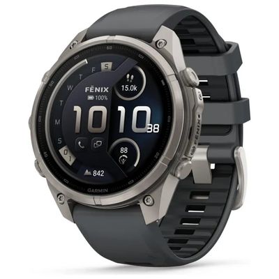 Garmin fēnix 9 Pro AMOLED 47 mm in Titanio con inReach e Torcia LED - Nero
