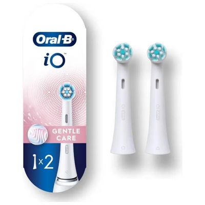 Oral-B iO Series Gentle Care – 2 testine di ricambio bianche Oral-B iO Series Gentle Care – 2 testine di ricambio bianche