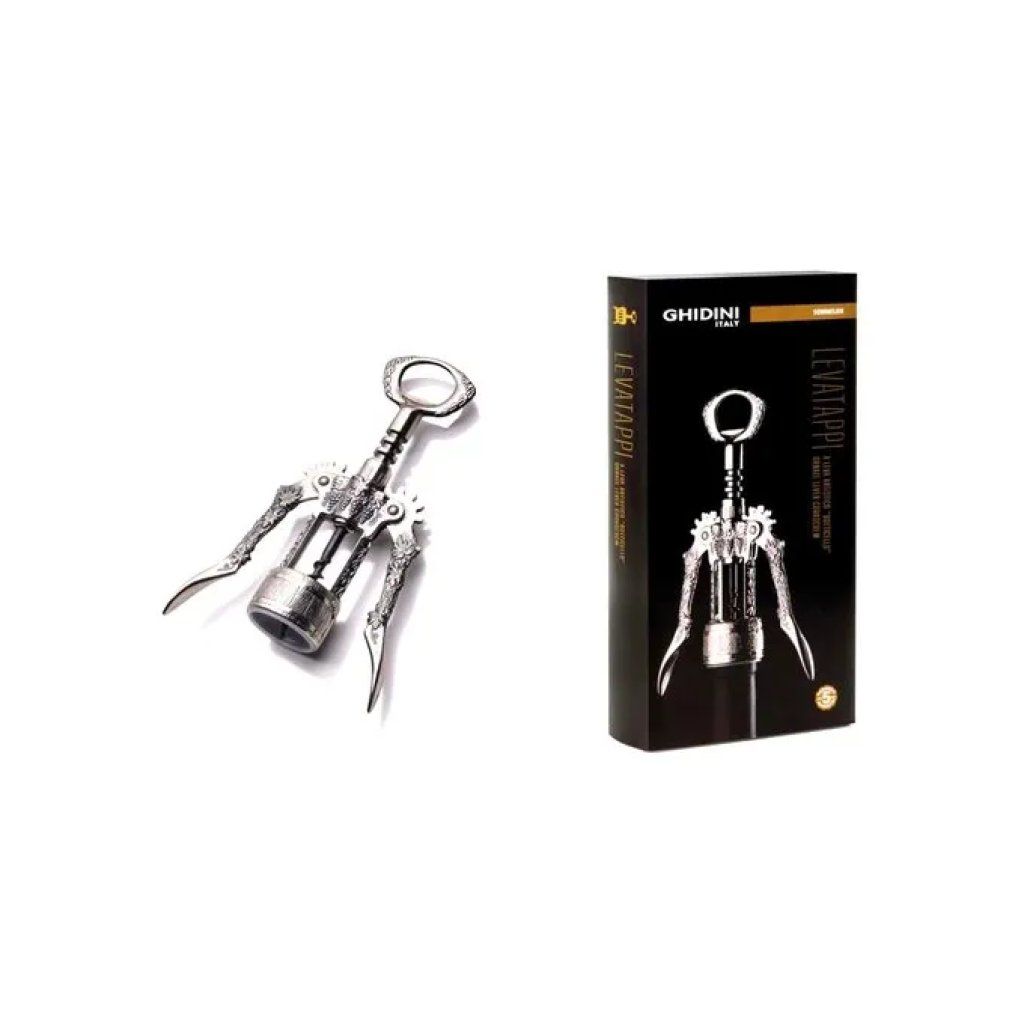 Ghidini Cipriano Botticello CF008DI – Cavatappi Sommelier a Due Leve Anticato