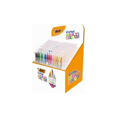 BIC Cristal Multicolore – Display da 150 penne a sfera BIC Cristal Multicolore – Display da 150 penne a sfera
