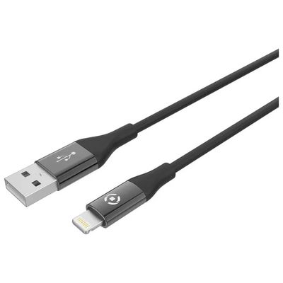 Celly Cavo USB-A a Lightning Nero per Ricarica e Sincronizzazione Celly Cavo USB-A a Lightning Nero per Ricarica e Sincronizzazione