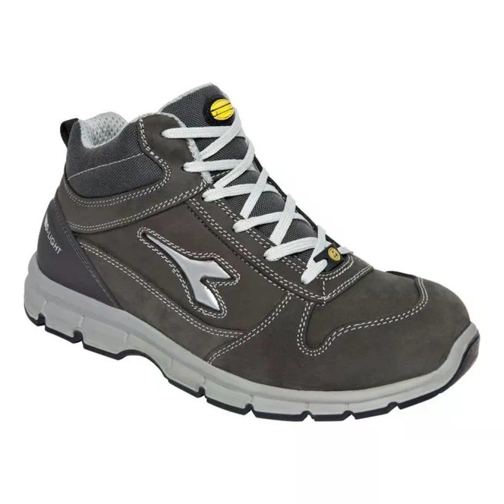 Diadora Hirun Flash Hi Run S3 – Scarpa Antinfortunistica Alta Grigia, Taglia 44 Diadora Hirun Flash Hi Run S3 – Scarpa Antinfortunistica Alta Grigia, Taglia 44