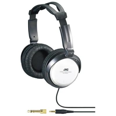 JVC HA-RX500-E Cuffie Stereo Over-Ear Cablate, Nero e Bianco