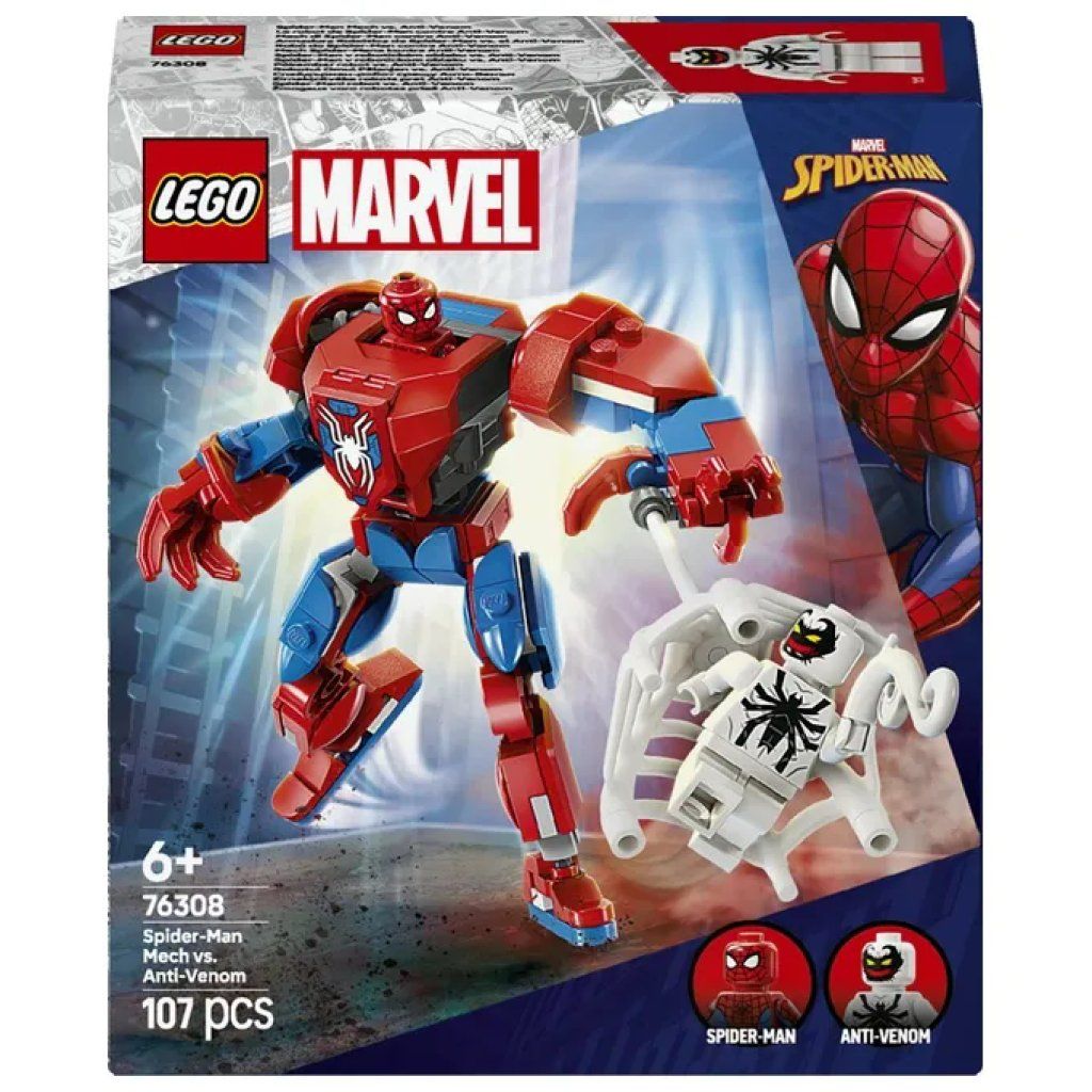 LEGO Marvel Mech di Spider-Man contro Anti-Venom 76308