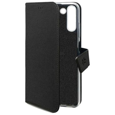 Celly Wally Case nera a portafoglio per Samsung Galaxy A25 5G