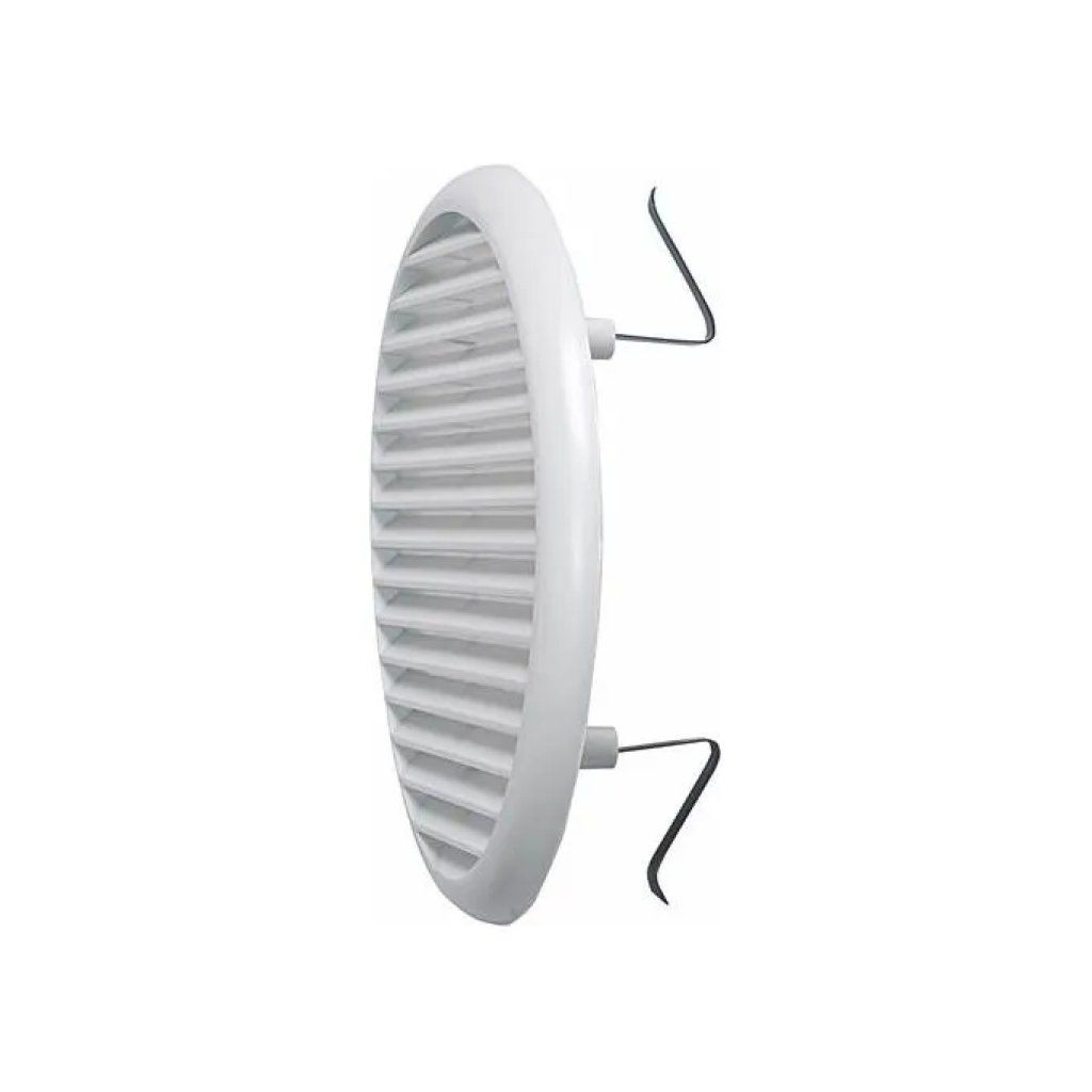 Idro Bric Griglia di Aerazione Bianca 14 cm con Molle