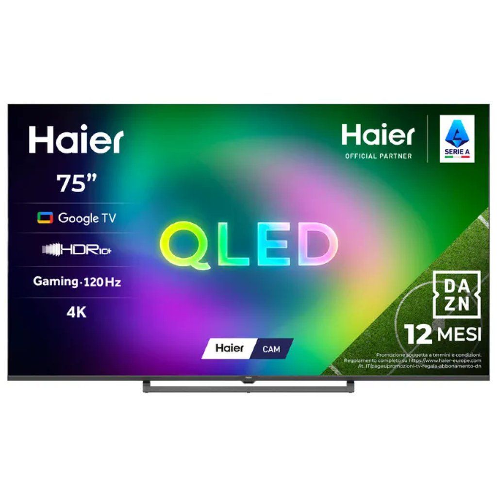 Haier S80G Smart TV QLED 75” 4K Google TV