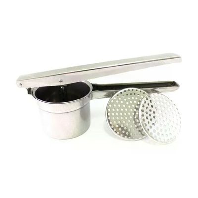 Calder 0670 Schiacciapatate in Acciaio Inox 18/10 con 2 Dischi