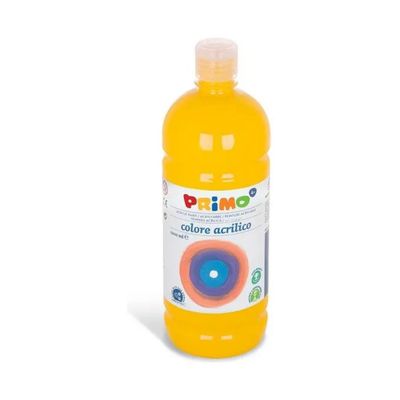 PRIMO Tempera Acrilica Gialla, Flacone 1000 ml PRIMO Tempera Acrilica Gialla, Flacone 1000 ml