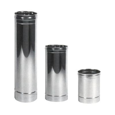 MARAL Tubo monoparete in acciaio inox AISI 316L lucido, 13 cm, lunghezza 100 cm MARAL Tubo monoparete in acciaio inox AISI 316L lucido, 13 cm, lunghezza 100 cm