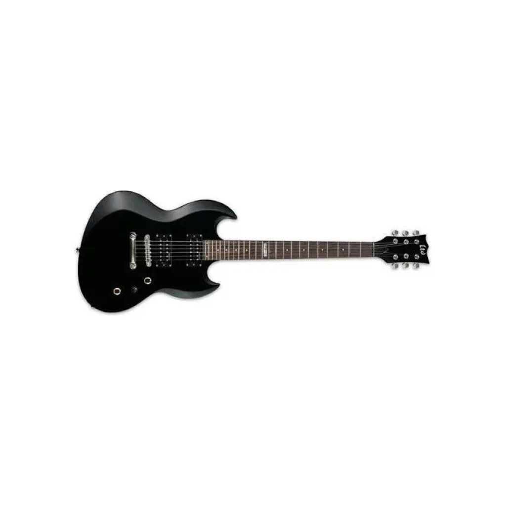 ESP LTD Viper-10 Chitarra Elettrica Nera con Custodia ESP LTD Viper-10 Chitarra Elettrica Nera con Custodia