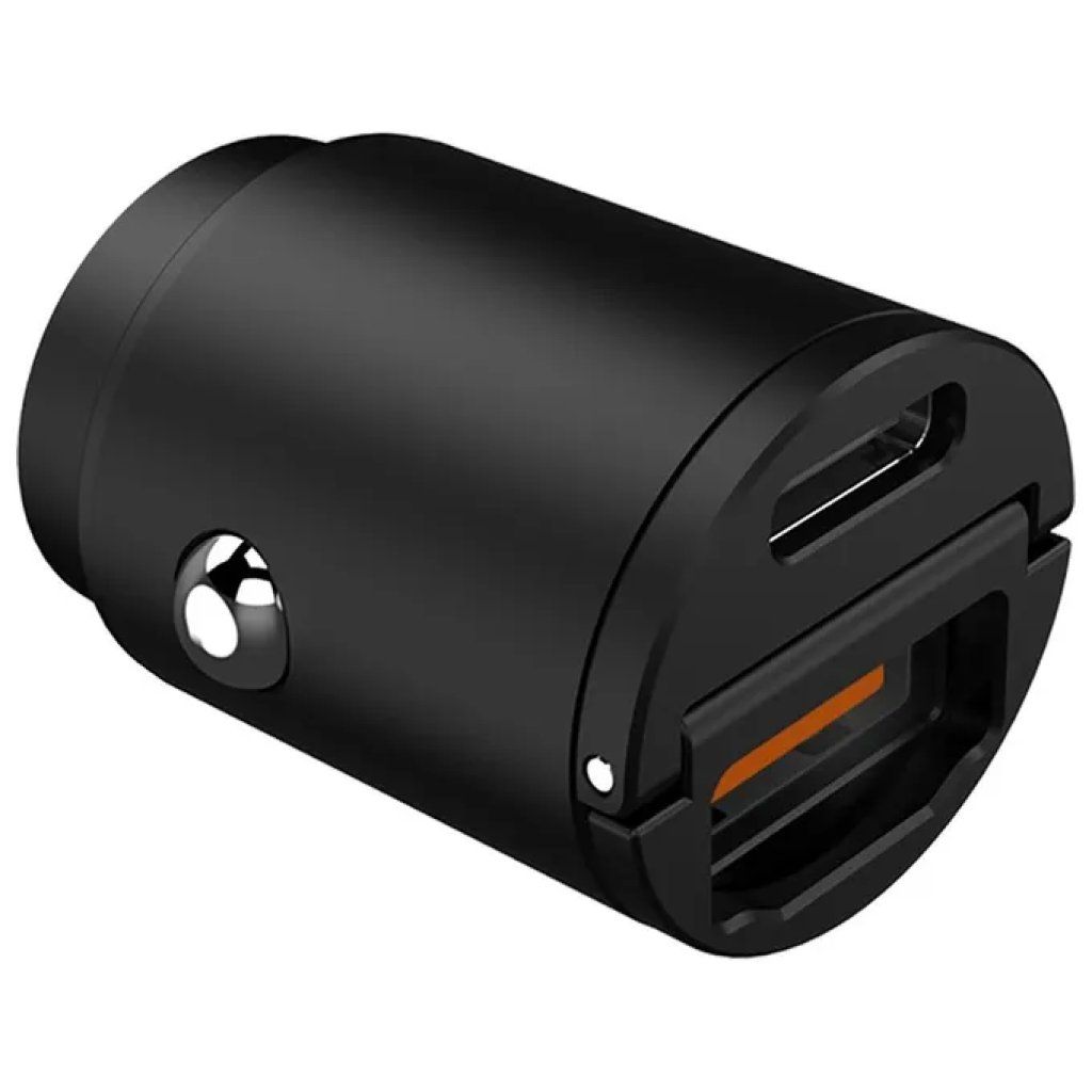 Celly Mini Caricatore da Auto 30 W USB-C e USB-A Nero Celly Mini Caricatore da Auto 30 W USB-C e USB-A Nero