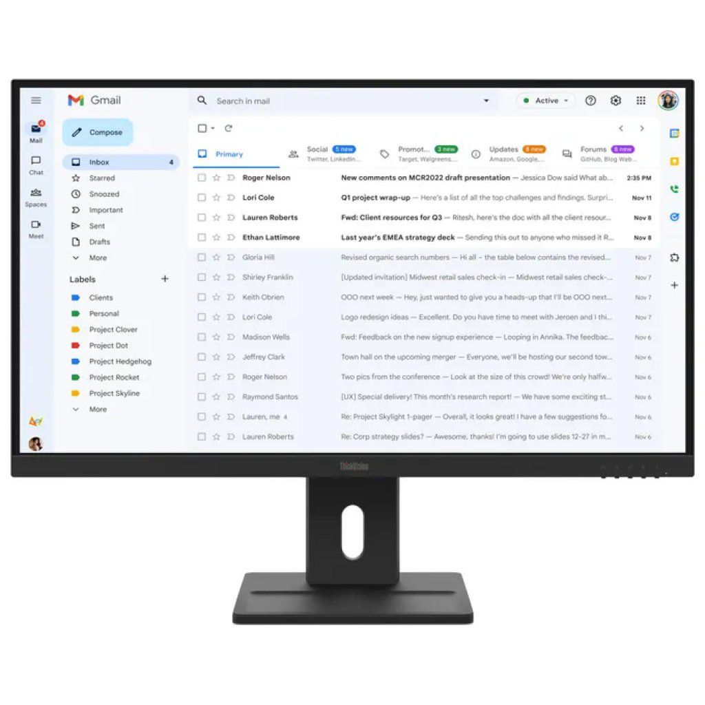 LENOVO Monitor Lenovo ThinkVision E27-40 27" Full HD IPS